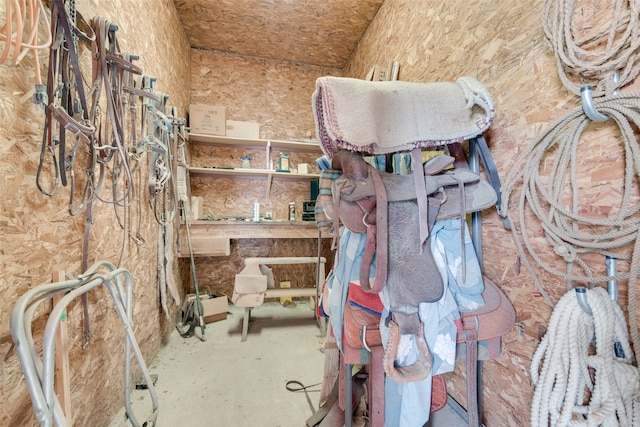 view of storage room