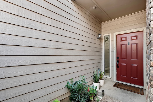 view of property entrance