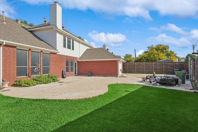 exterior space with a patio area