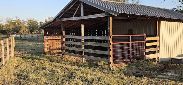 view of stable