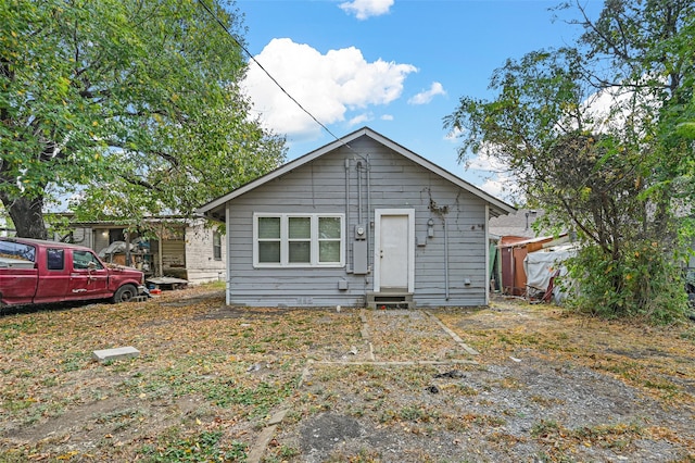 view of bungalow-style home