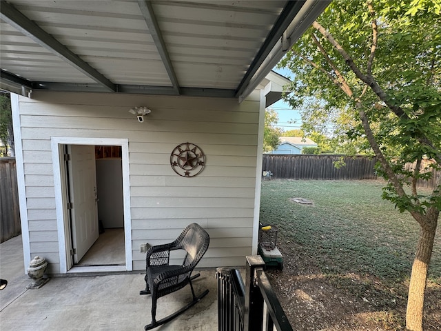 view of patio / terrace