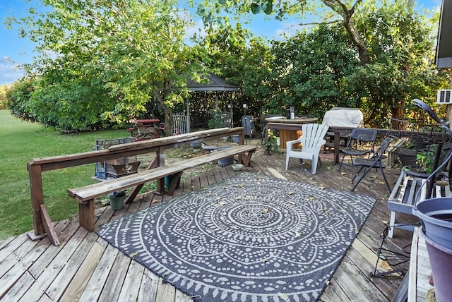 101 Scenic Dr, Dublin, TX 76446 - deck featuring a lawn