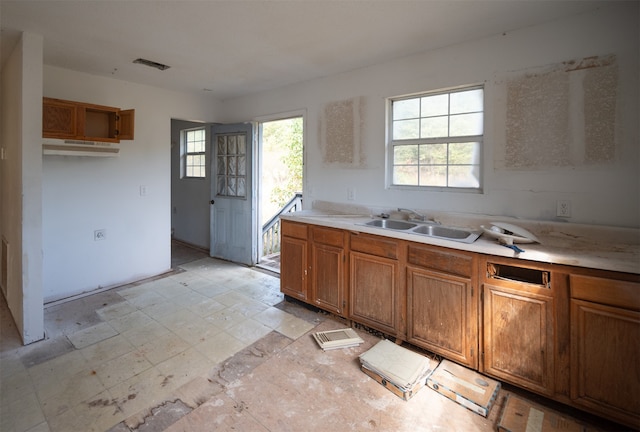 kitchen with sink