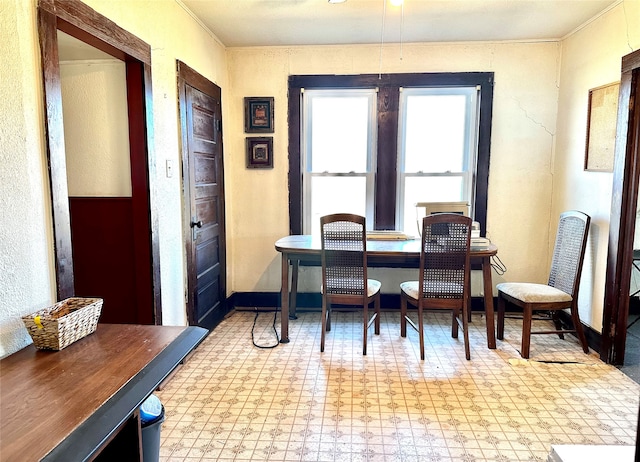 view of dining area