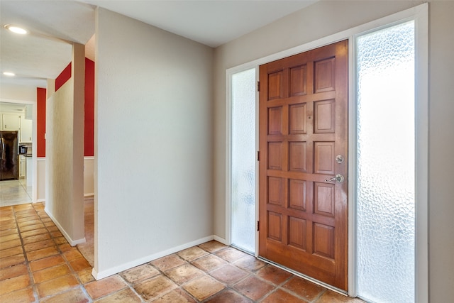 view of entrance foyer