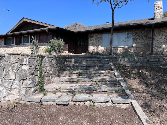 view of ranch-style home