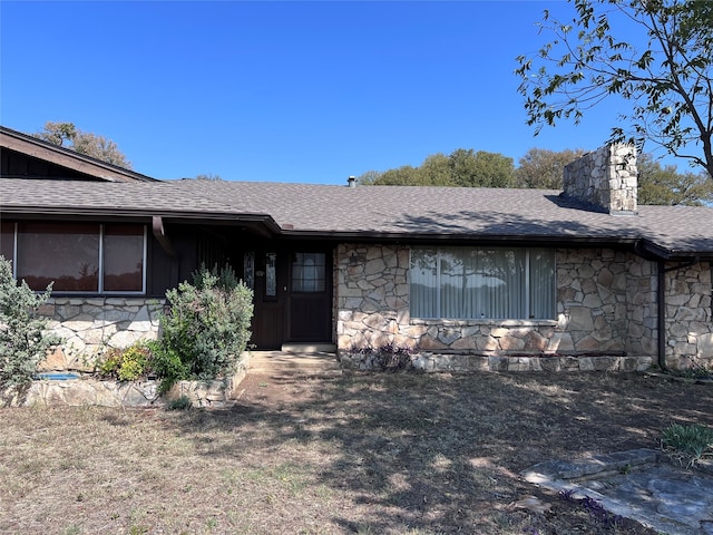 view of front of home