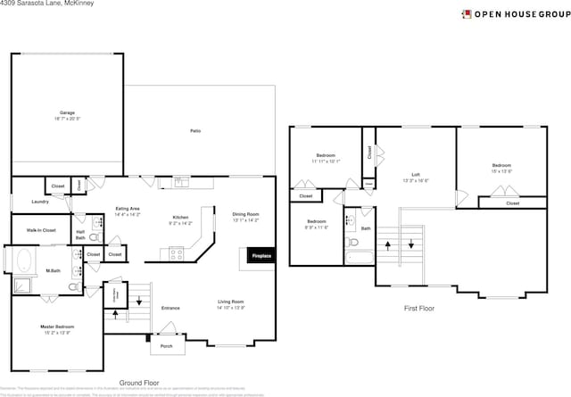 4309 Sarasota Ln, Mckinney, TX 75070 - view of layout