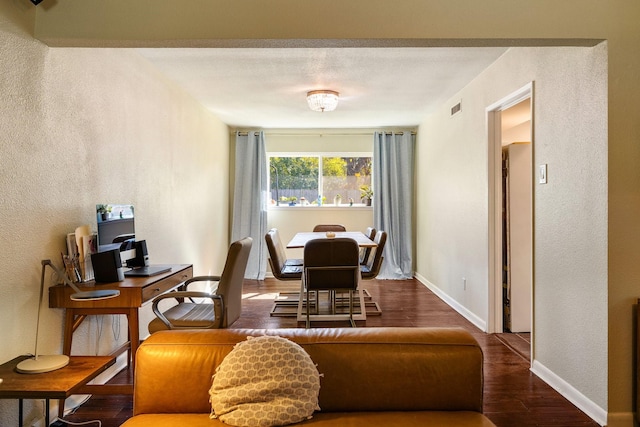 interior space featuring hardwood / wood-style floors