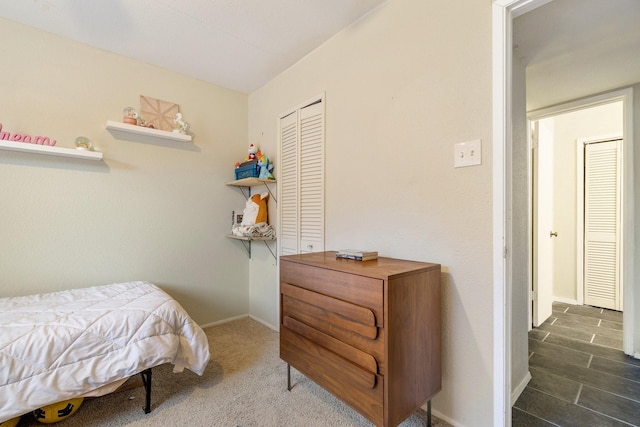 bedroom featuring a closet