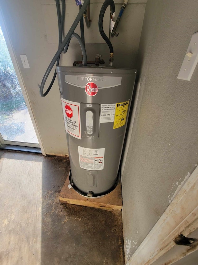 utilities with electric water heater