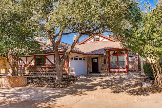 entrance to property featuring a garage