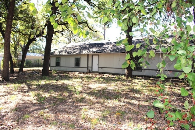 view of rear view of property