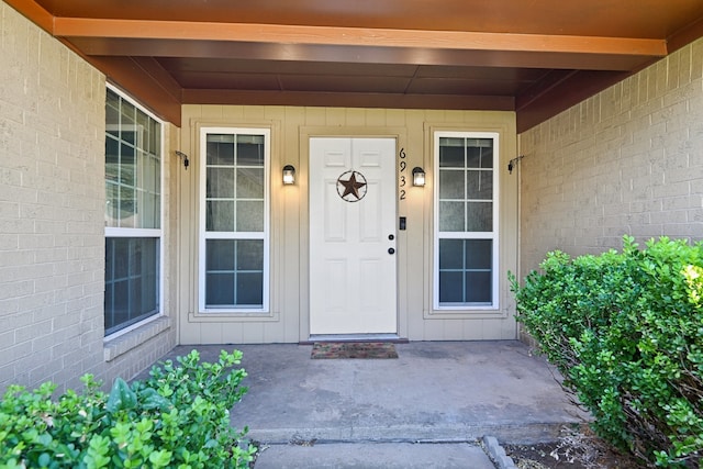 view of entrance to property