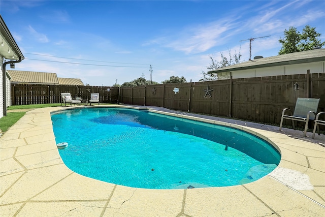 view of pool