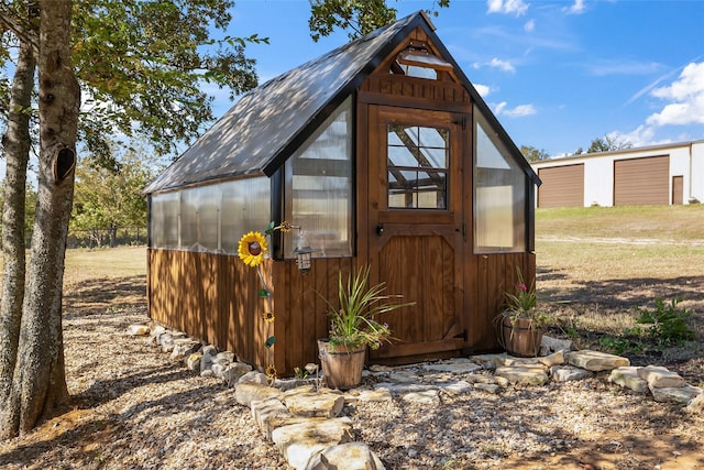 view of greenhouse