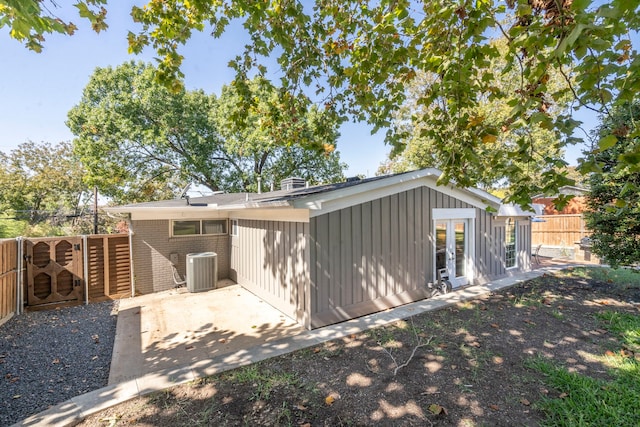 rear view of house featuring a patio