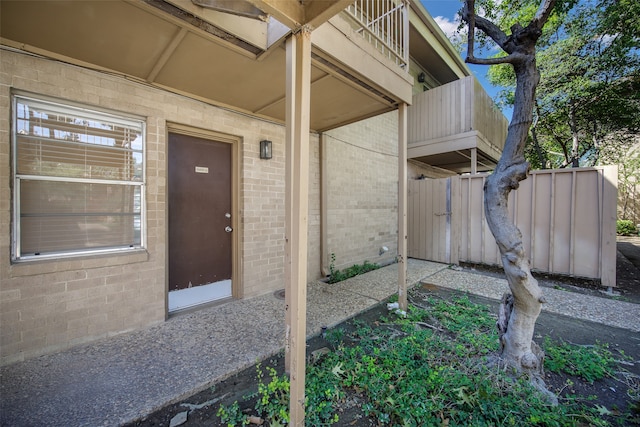 view of property entrance