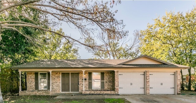 ranch-style house with a garage