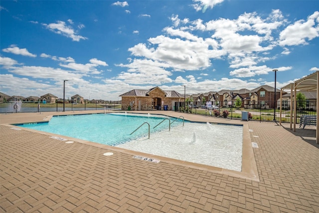 2608 Hale Rd, Celina, TX 75009 - community pool featuring a residential view and a patio area