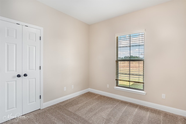 spare room featuring carpet