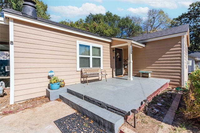 exterior space with a patio area