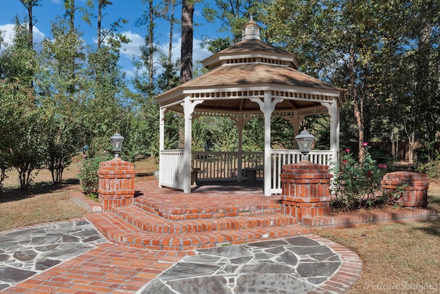 surrounding community featuring a gazebo