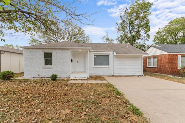 view of ranch-style home