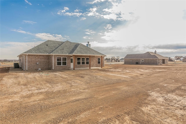 view of rear view of property