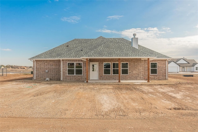 view of back of property