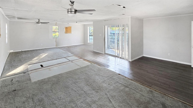 5706 Rocky Ridge Rd, Dallas, TX 75241 - garage with a ceiling fan and baseboards