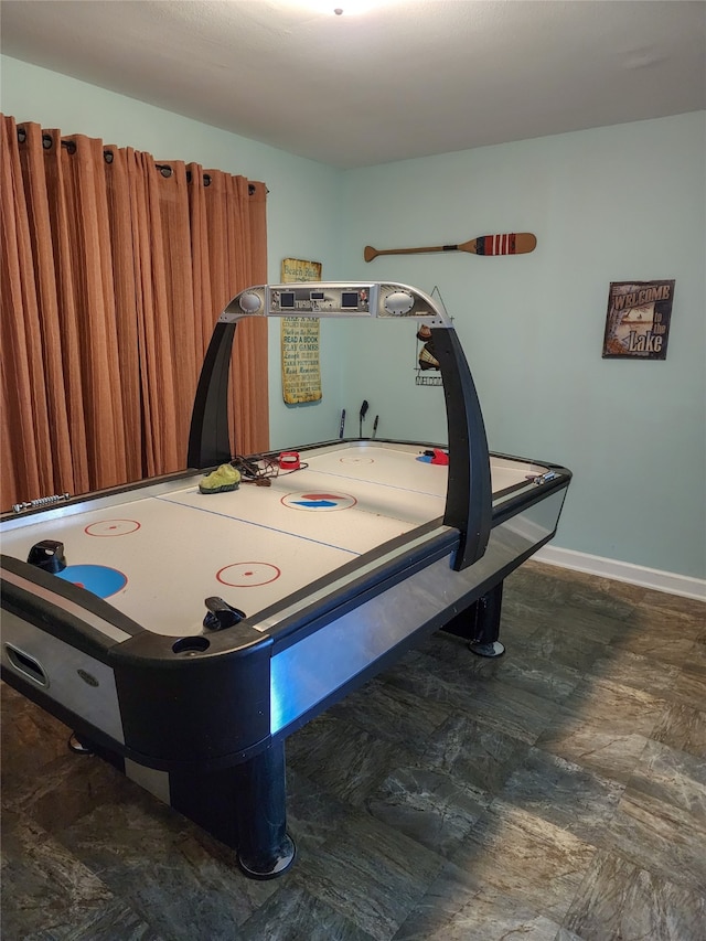 view of game room