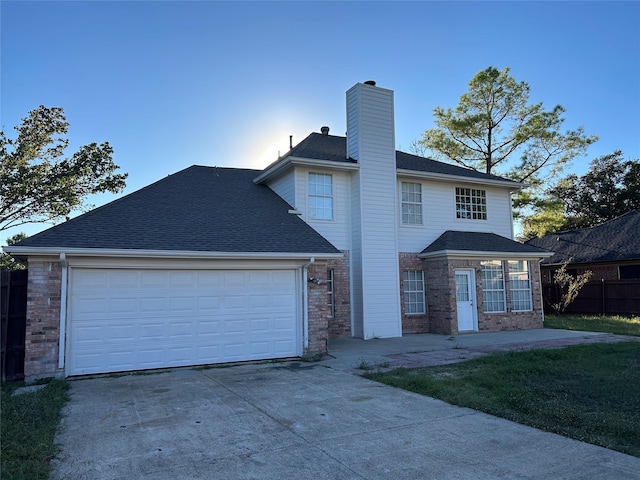 view of front of property