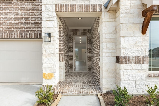 3909 Birch Grove Bnd, Denton, TX 76226 - view of exterior entry with stone siding and brick siding