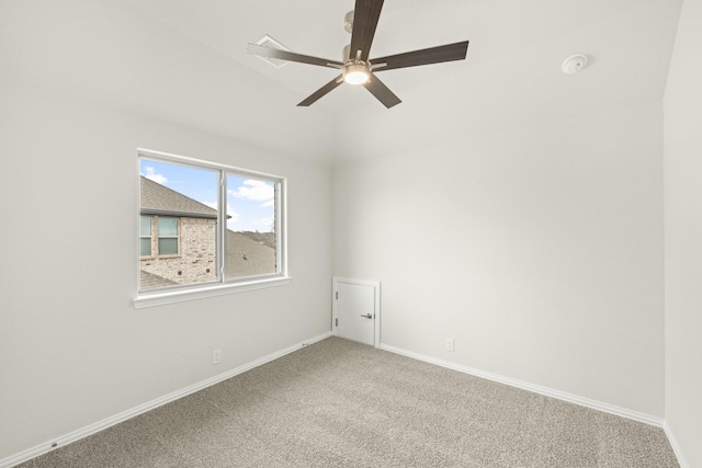 3909 Birch Grove Bnd, Denton, TX 76226 - empty room featuring carpet, ceiling fan, and baseboards