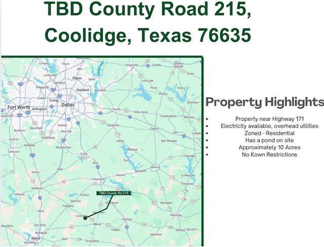 Listing photo 3 for TBD County Road 215, Coolidge TX 76635