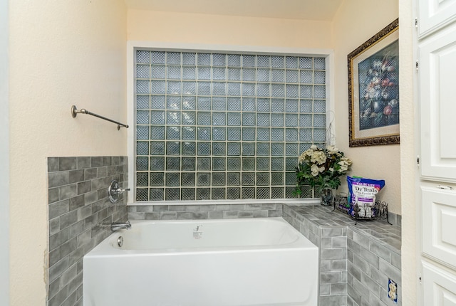 bathroom featuring a bathtub