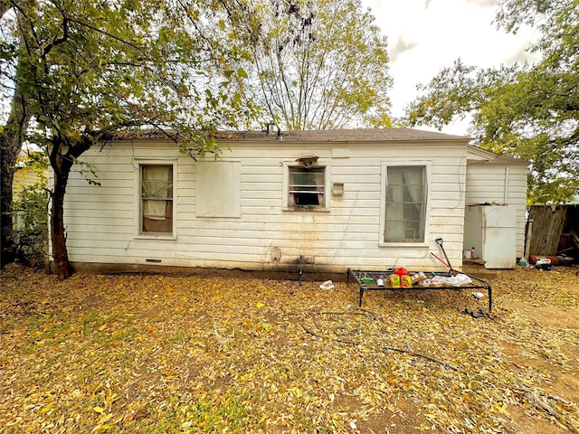 view of rear view of property