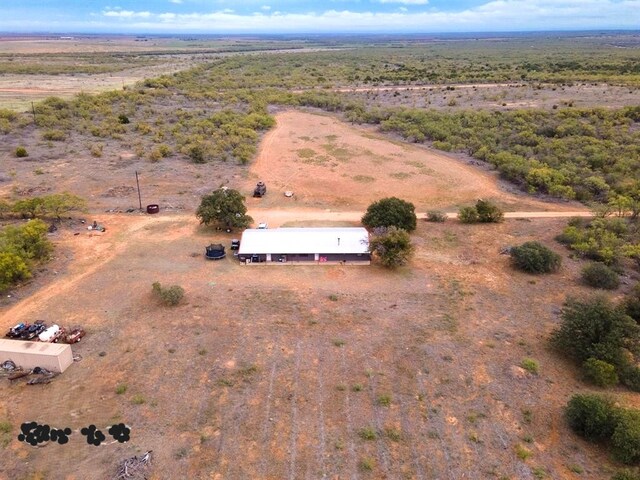 aerial view featuring a rural view