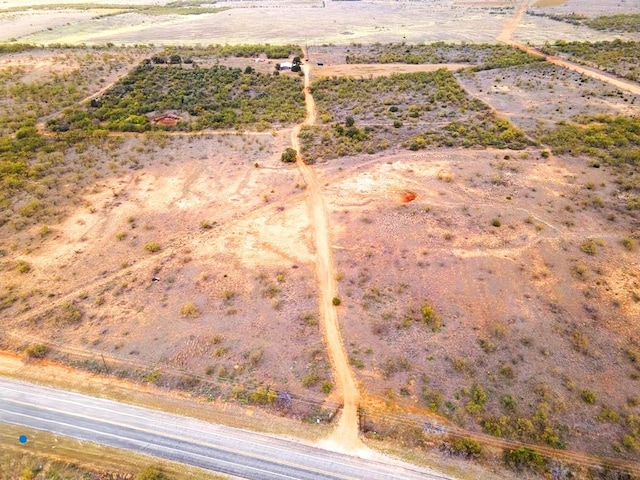 drone / aerial view featuring a rural view