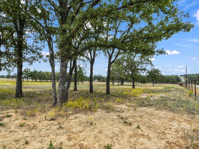 view of landscape with a rural view