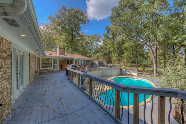 ranch-style home with a front lawn and a garage