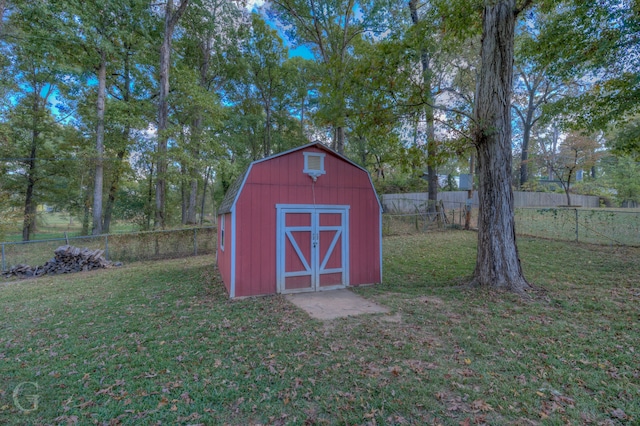 view of yard with a wooden deck