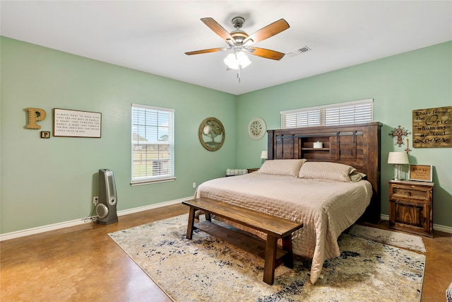 full bathroom featuring plus walk in shower, wood-type flooring, vanity, and toilet