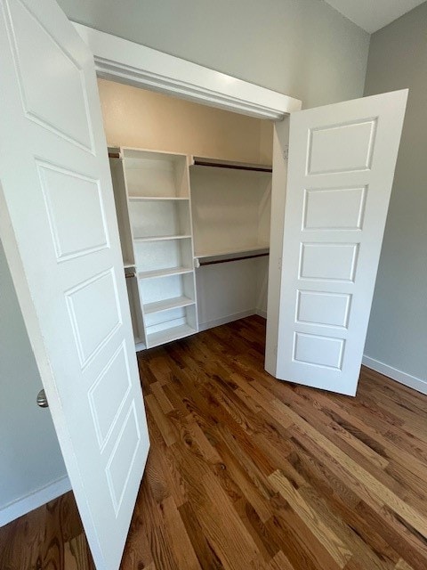 view of closet