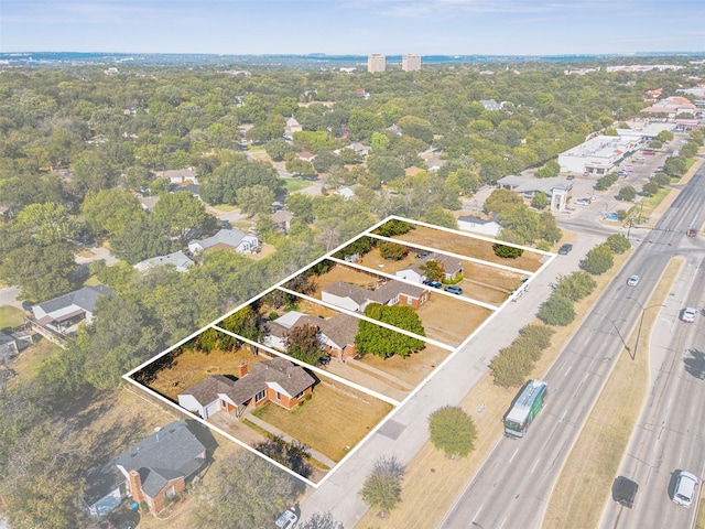 birds eye view of property featuring a residential view