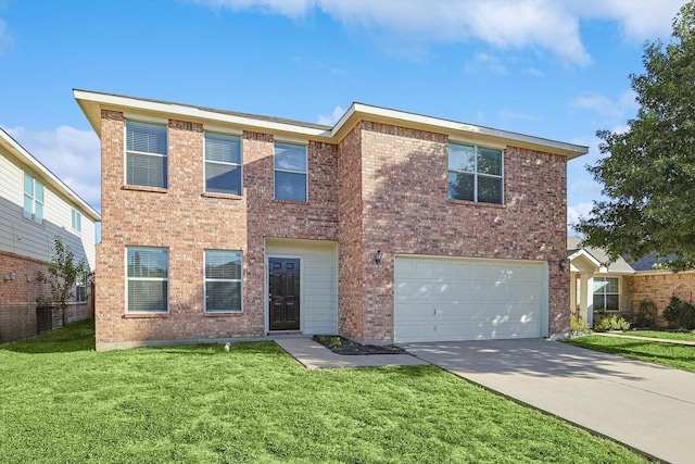 2121 Franks St, Fort Worth, TX 76177 - traditional home with driveway, a garage, and brick siding