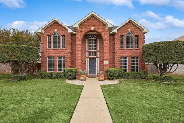 view of front property with a front yard