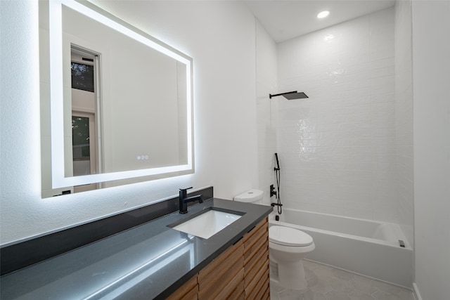 bathroom featuring vanity and hardwood / wood-style flooring